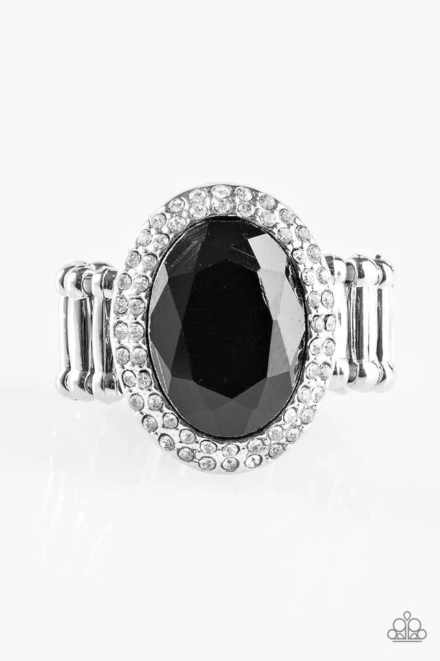 Paparazzi Ring ~ A Fair CACHE - Black