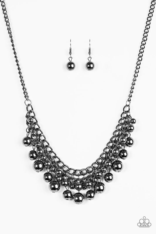 Paparazzi Necklace ~ Heels and Hustle - Black