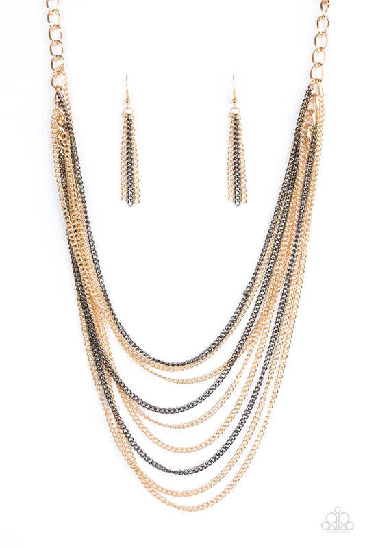 Paparazzi Necklace ~ We Gonna Slay - Gold