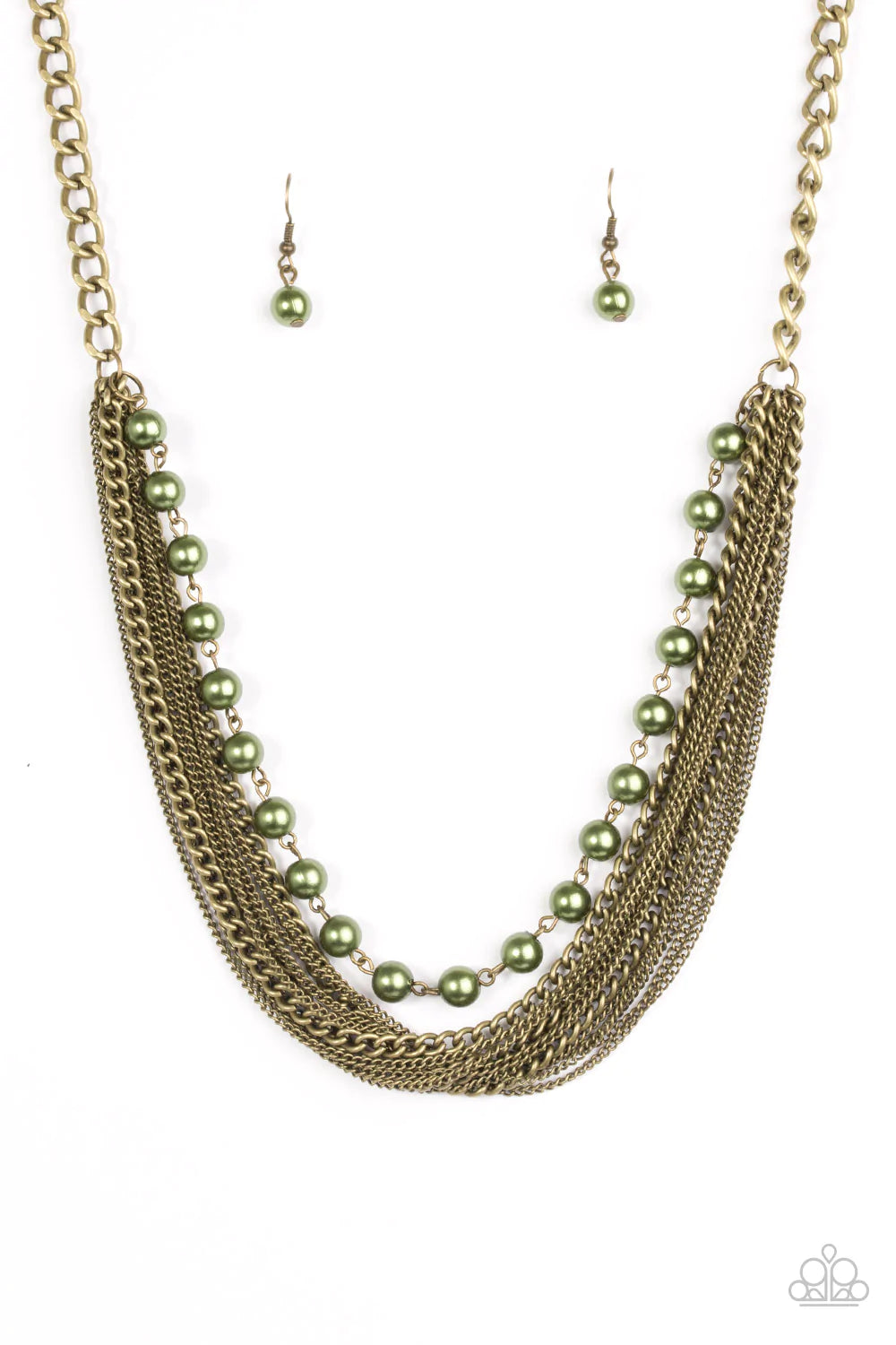 Paparazzi Necklace ~ Fierce Fashion - Green