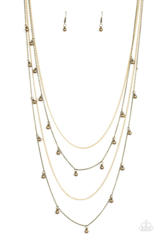 Paparazzi Necklace ~ Come Out and SLAY - Brass