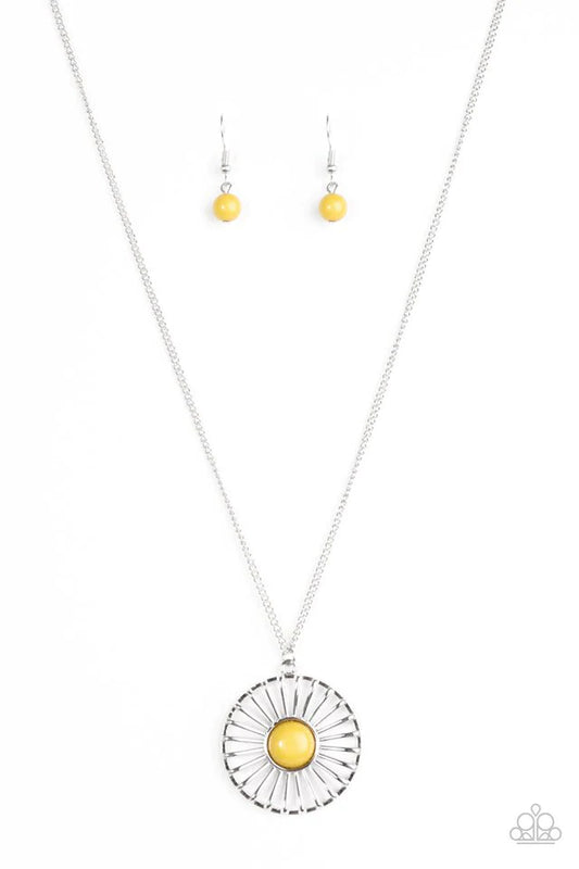 Paparazzi Necklace ~ She WHEEL Be Loved - Yellow