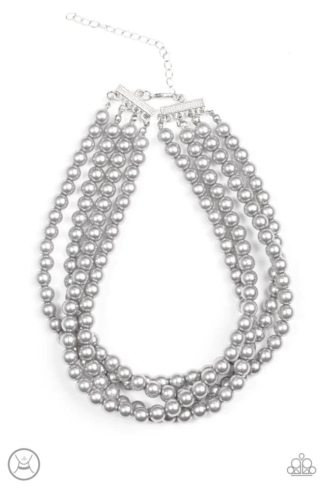 Collar Paparazzi ~ Romance vintage - Plata