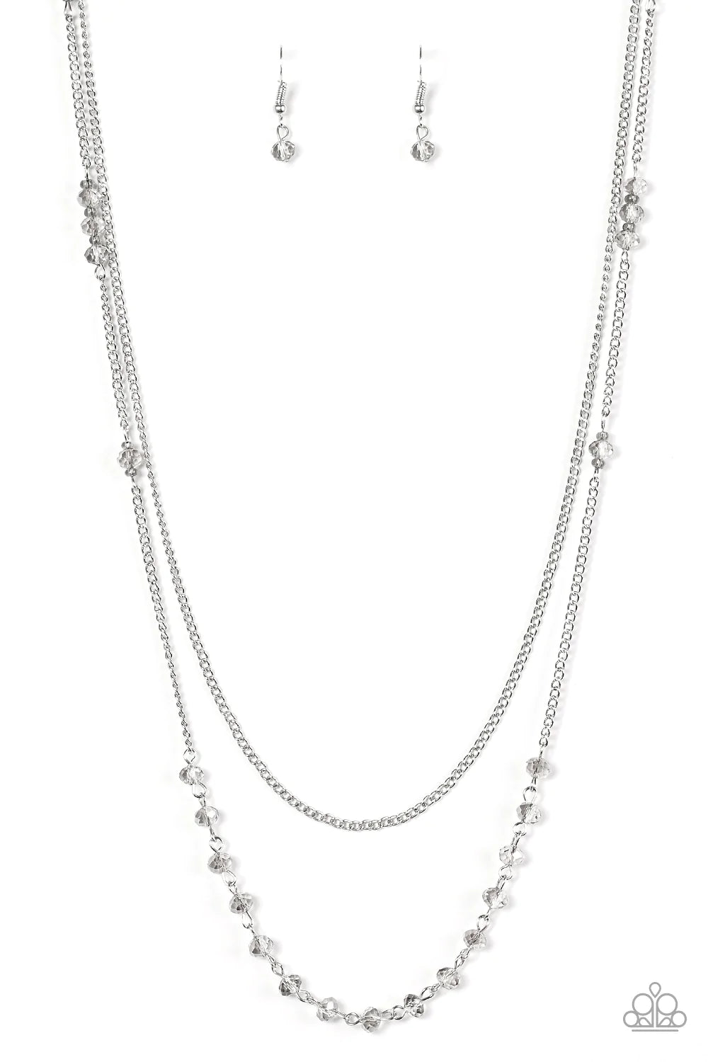 Paparazzi Necklace ~ Rich With Glitz - Silver