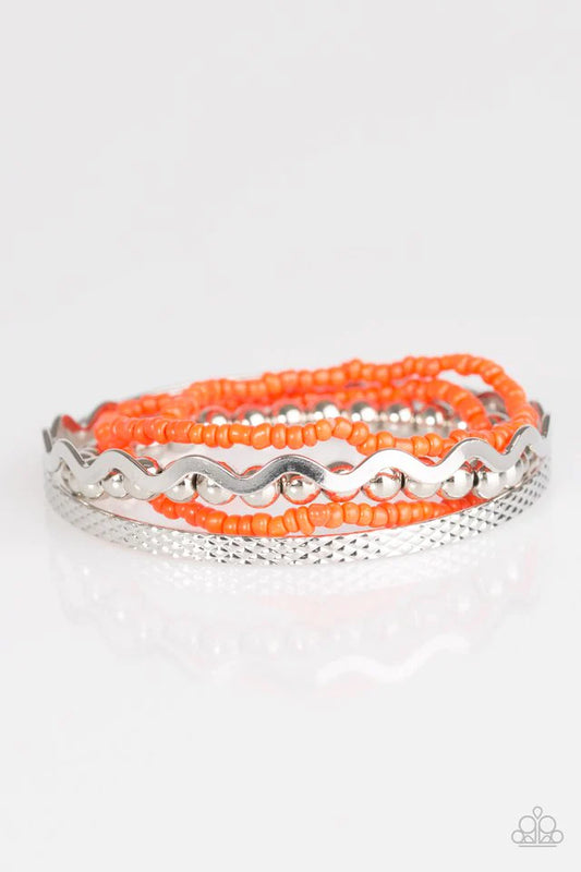 Paparazzi Bracelet ~ Amazon Style - Orange