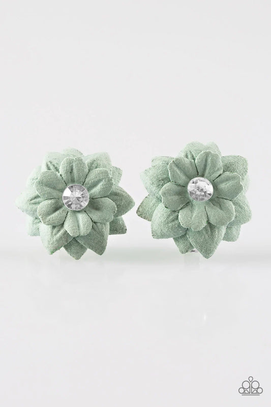 Paparazzi Hair Accessories ~ Dreaming About Daisies - Green