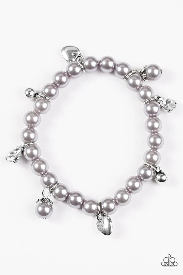 Pulsera Paparazzi ~ Big Time Crush - Plata