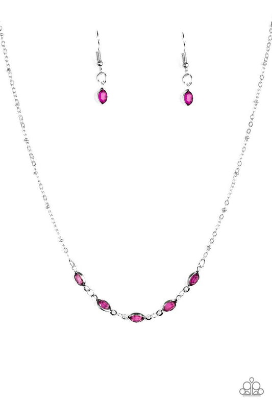 Paparazzi Necklace ~ Take Center Stage - Purple