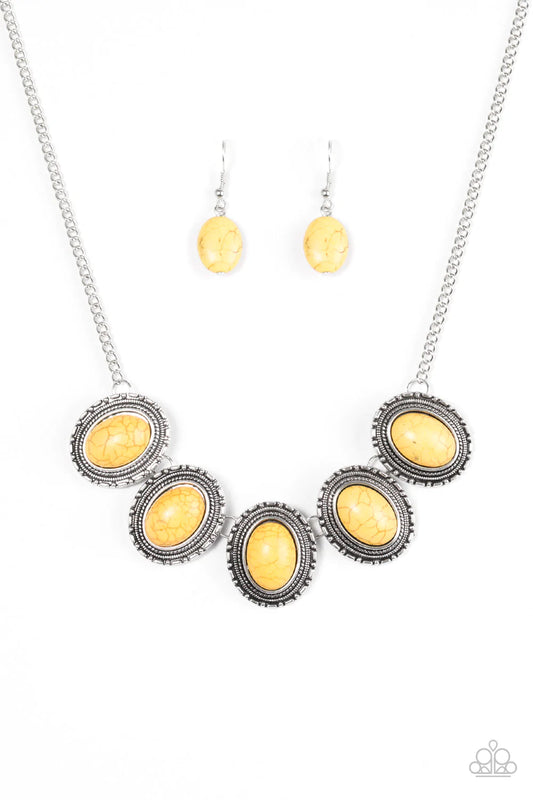 Paparazzi Necklace ~ Bet The Ranch - Yellow