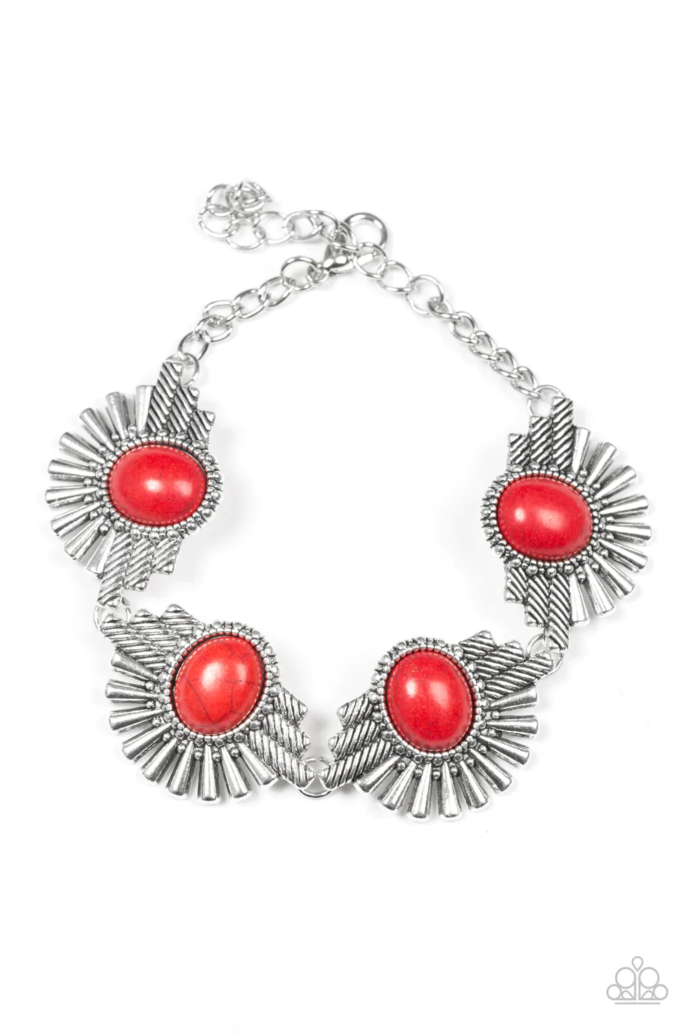 Pulsera Paparazzi ~ Marvel del desierto - Rojo