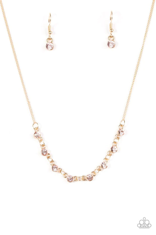 Paparazzi Necklace ~ Stay Sparkly - Gold