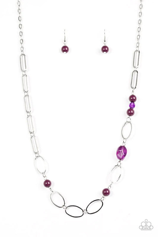 Paparazzi Necklace ~ Marvelously Modern - Purple