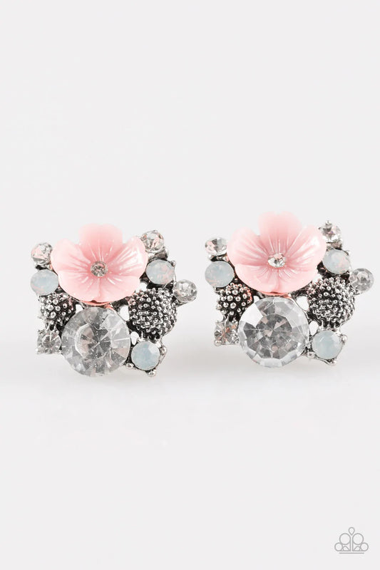 Paparazzi Earring ~ Lily Valleys - Pink