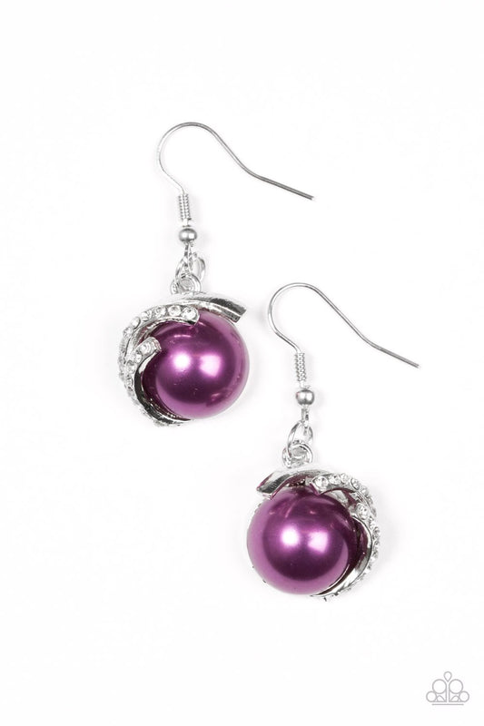 Paparazzi Earring ~ What You SEA Is What You Get - Purple