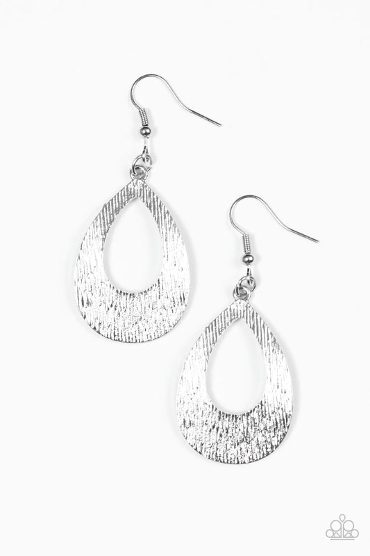 Paparazzi Earring ~ Been There, SHEEN That - Silver