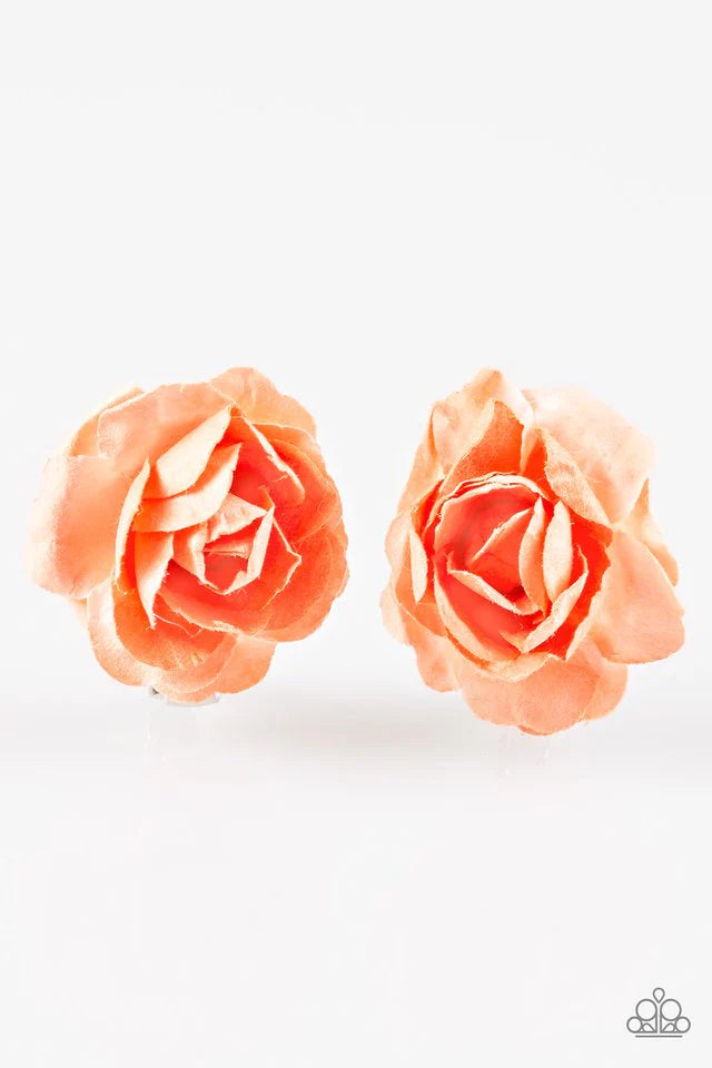 Accesorios para el cabello Paparazzi ~ Rose Garden Glam - Naranja