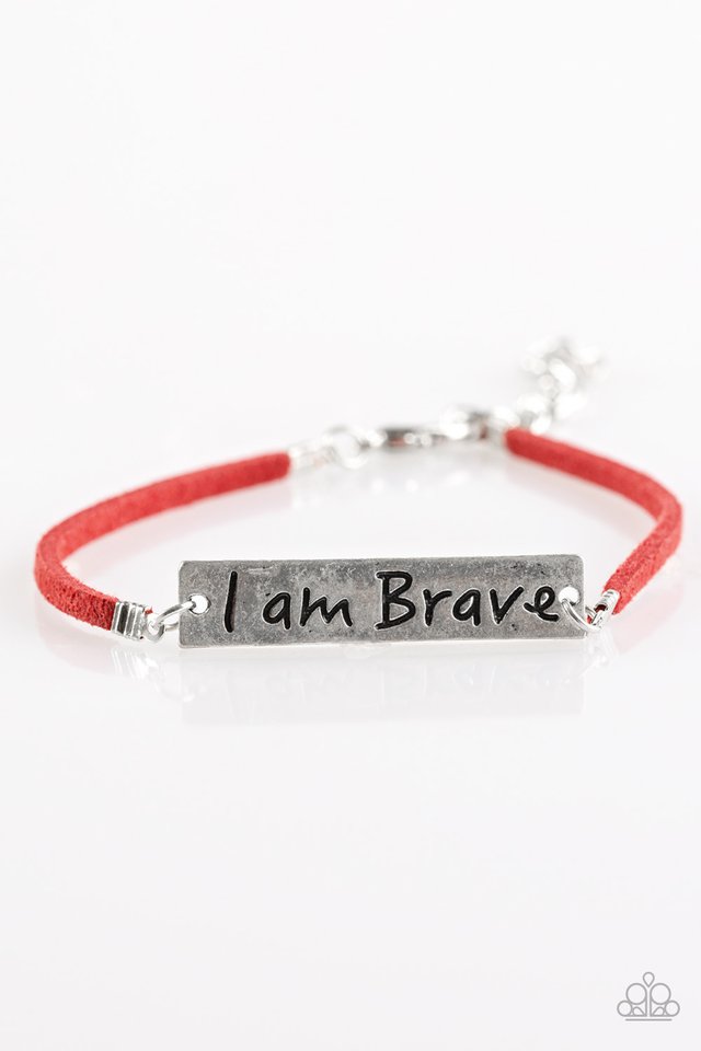 Pulsera Paparazzi ~ Brave Spirit - Rojo