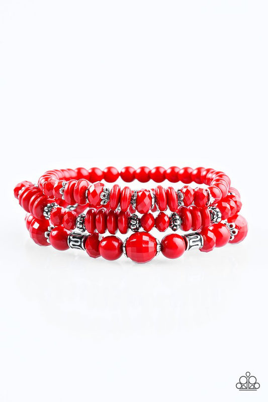 Pulsera Paparazzi ~ Disco Diva - Rojo