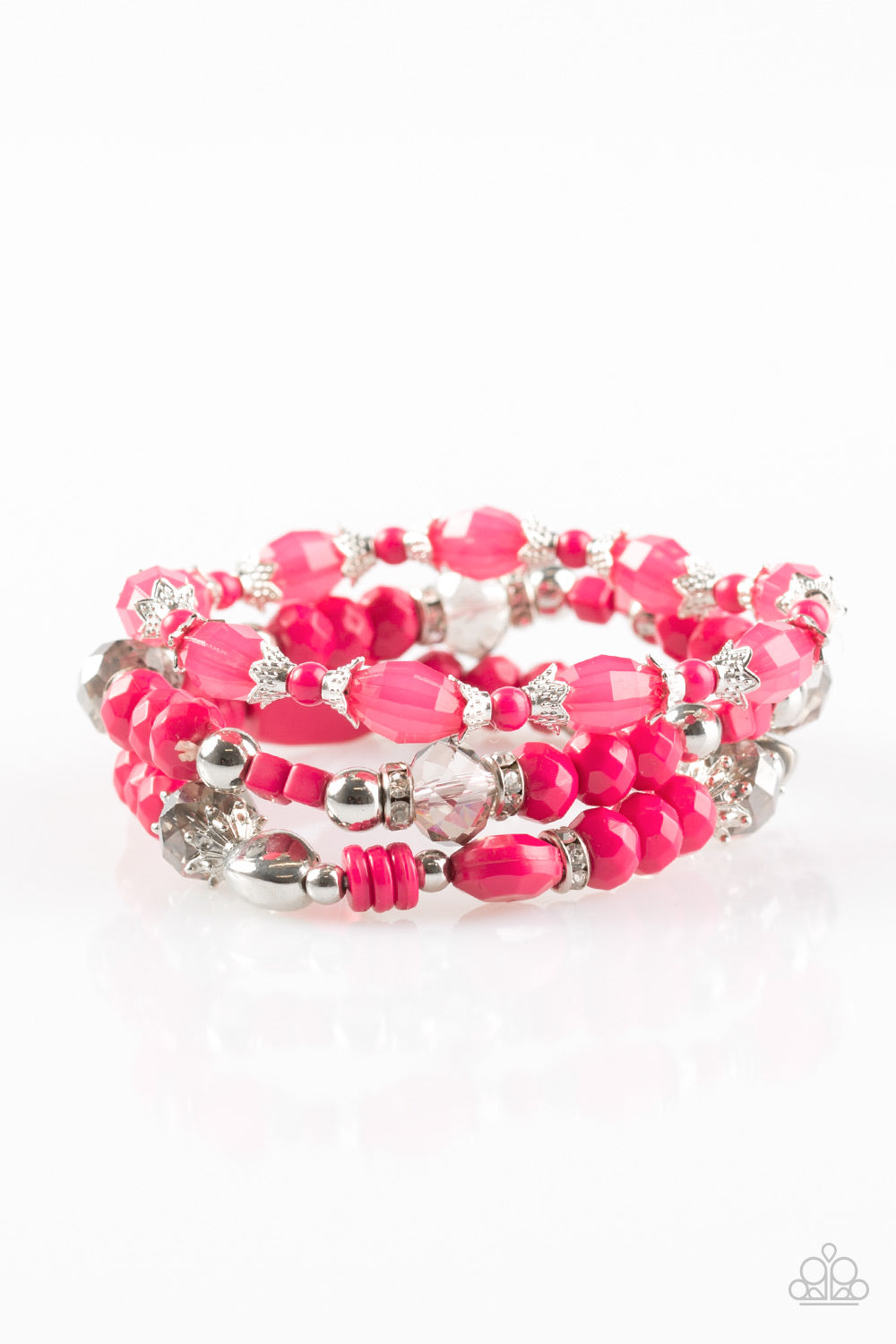 Pulsera Paparazzi ~ Girl Boss - Rosa