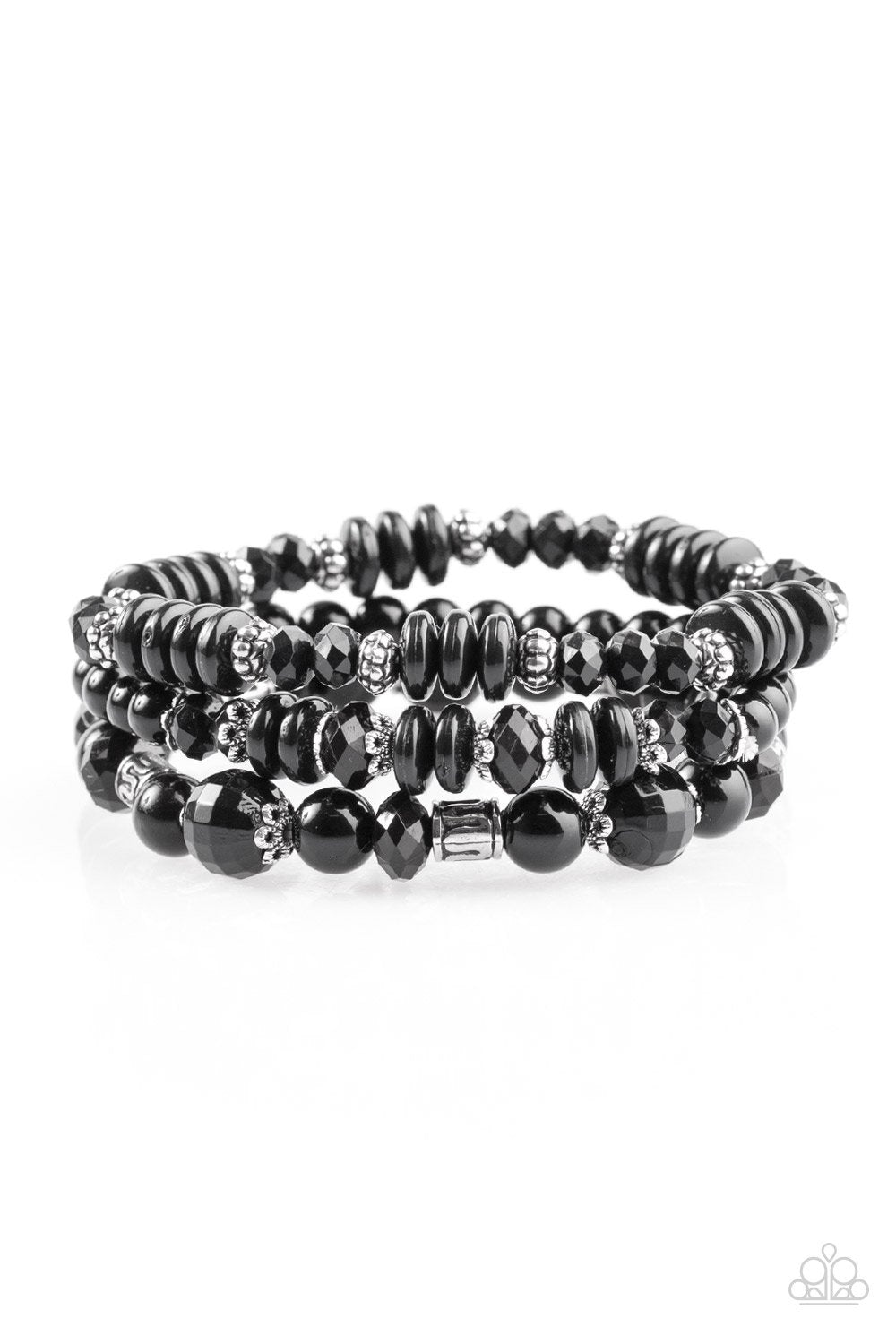 Pulsera Paparazzi ~ Disco Diva - Negro