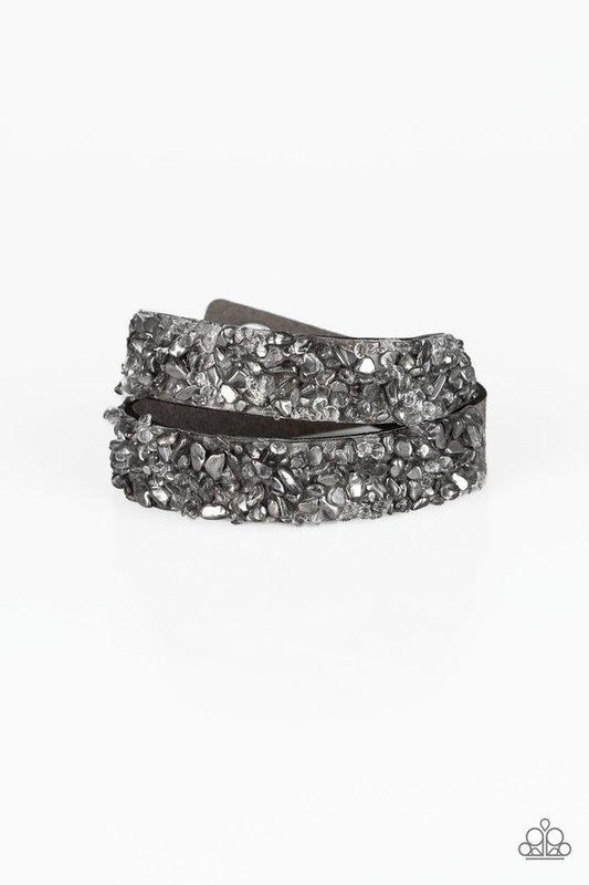 Pulsera Paparazzi ~ CRUSH Hour - Plata