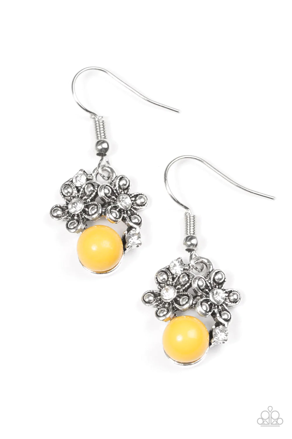 Paparazzi Earring ~ Dandy In Daffodils - Yellow