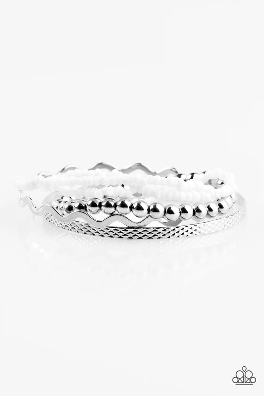 Paparazzi Bracelet ~ Amazon Style - White