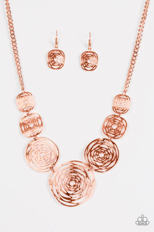 Paparazzi Necklace ~ Cave Vogue - Copper