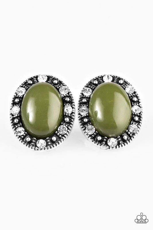 Paparazzi Earring ~ Whats Yours Is Mine - Green
