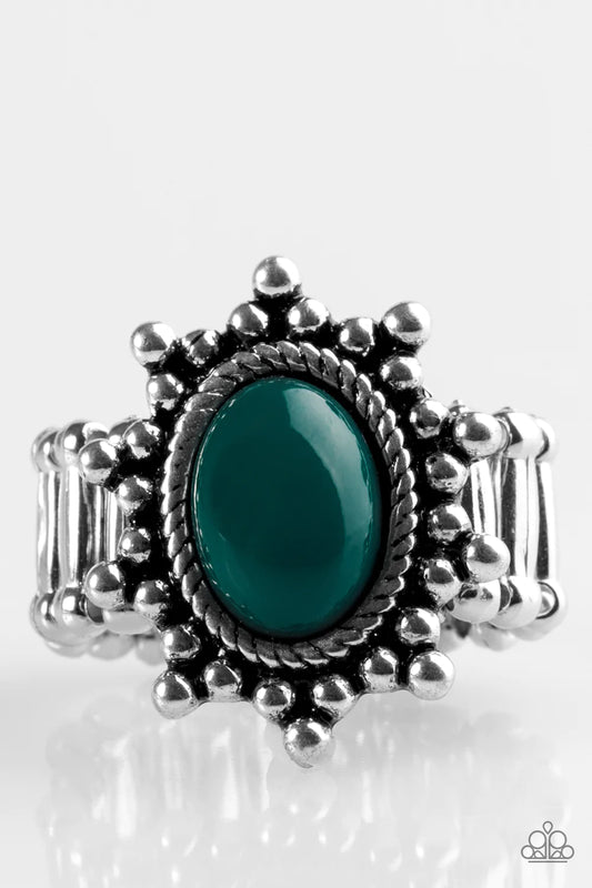 Paparazzi Ring ~ Seasonal Sunshine - Blue