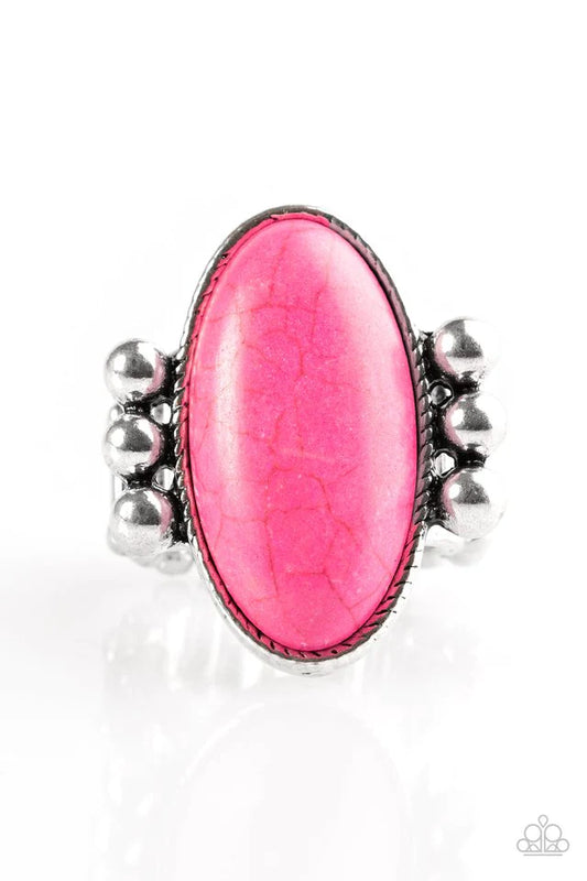 Paparazzi Ring ~ Skipping SANDSTONES - Pink