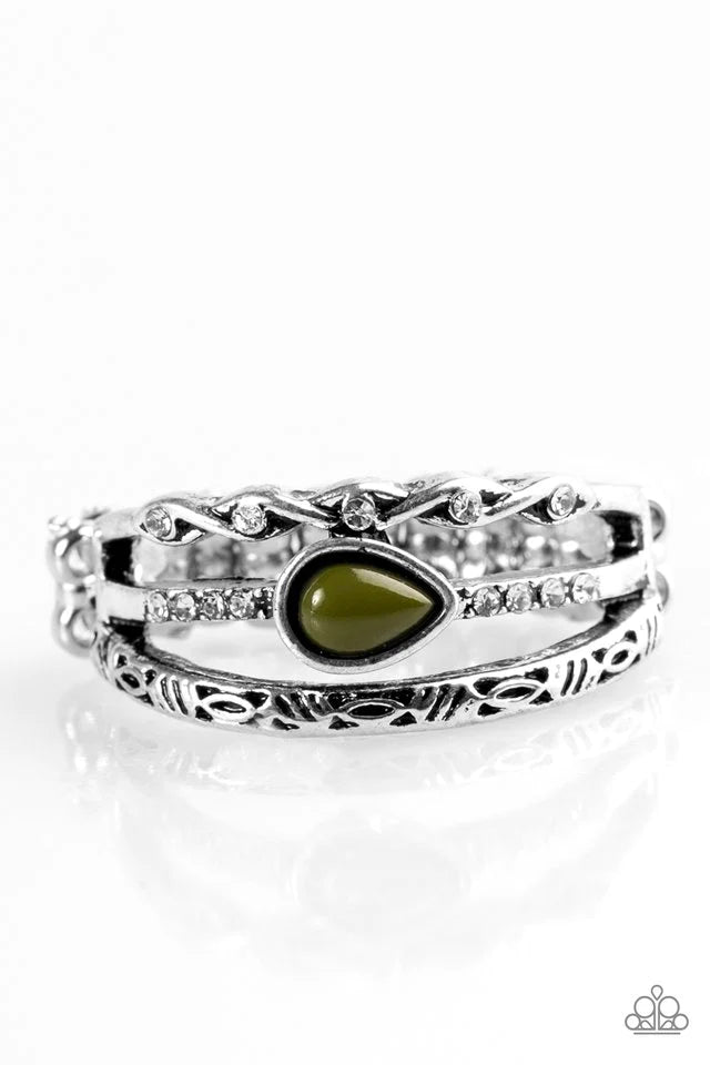 Paparazzi Ring ~ Home Is Where The CAVE Is - Green