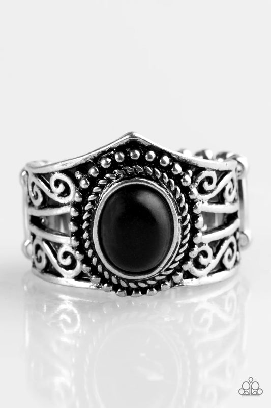 Paparazzi Ring ~ Chief of Chic - Black