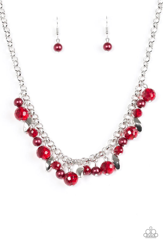 Collar Paparazzi ~ BLING Down The Curtain - Rojo