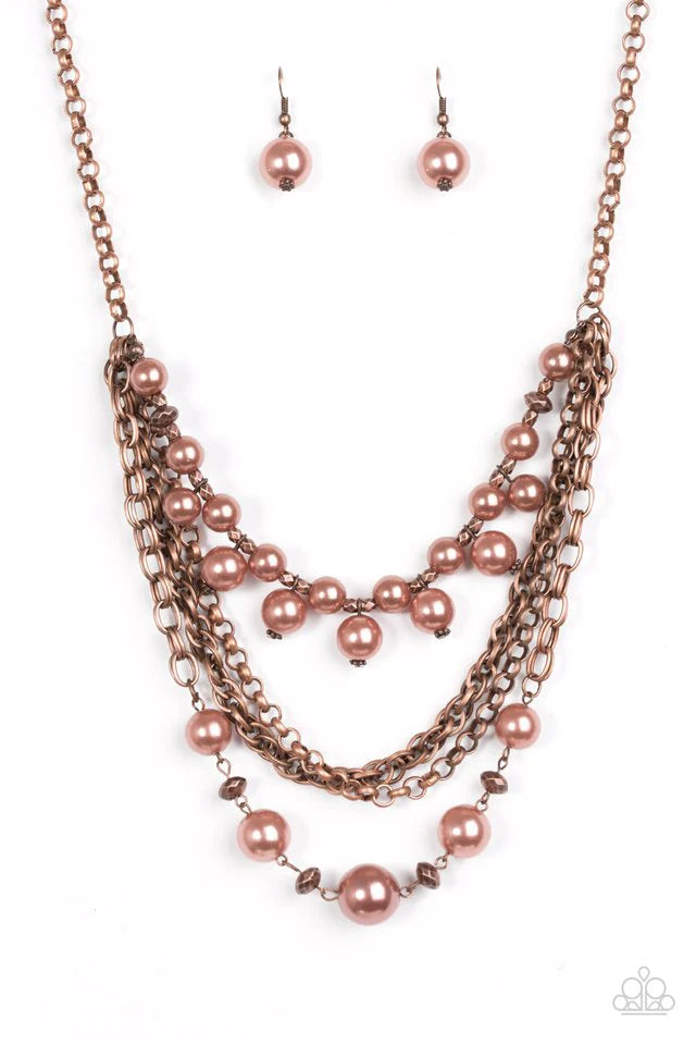 Paparazzi Necklace ~ Urban Riches - Copper