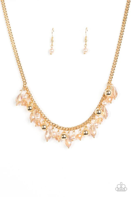 Paparazzi Necklace ~ Glammed If I Do, Glammed If I Dont - Gold