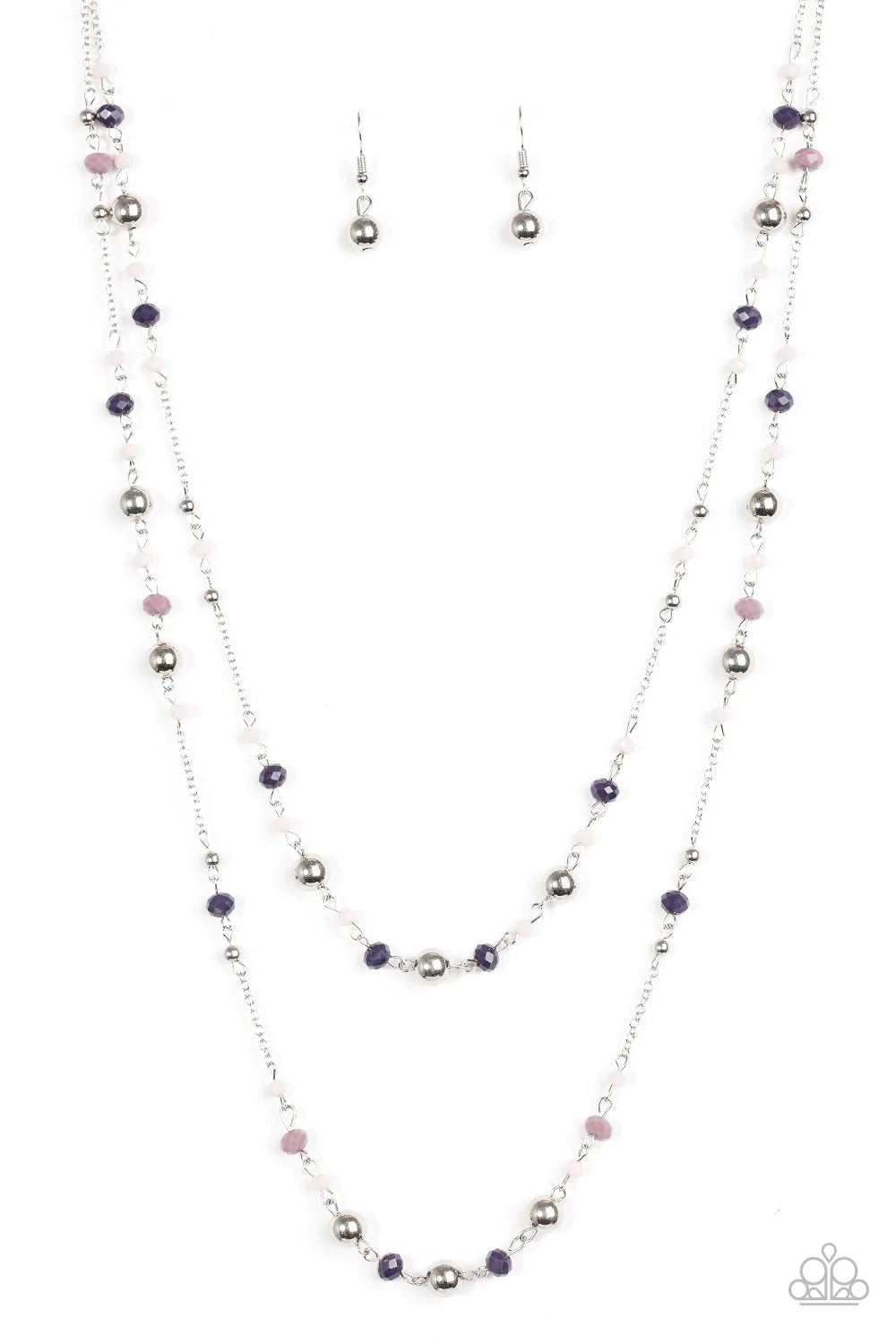 Paparazzi Necklace ~ Grotto Glow - Purple