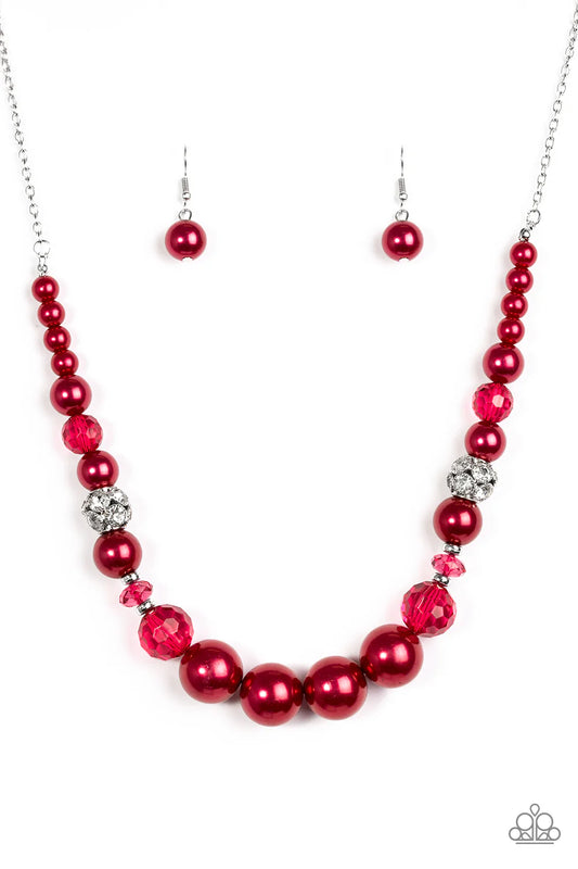 Paparazzi Necklace ~ The Wedding Party - Red