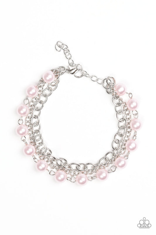 Paparazzi Bracelet ~ Classically Cambridge - Pink