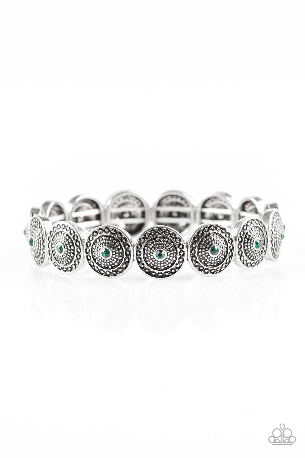 Paparazzi Bracelet ~ Get Your Shine On - Green