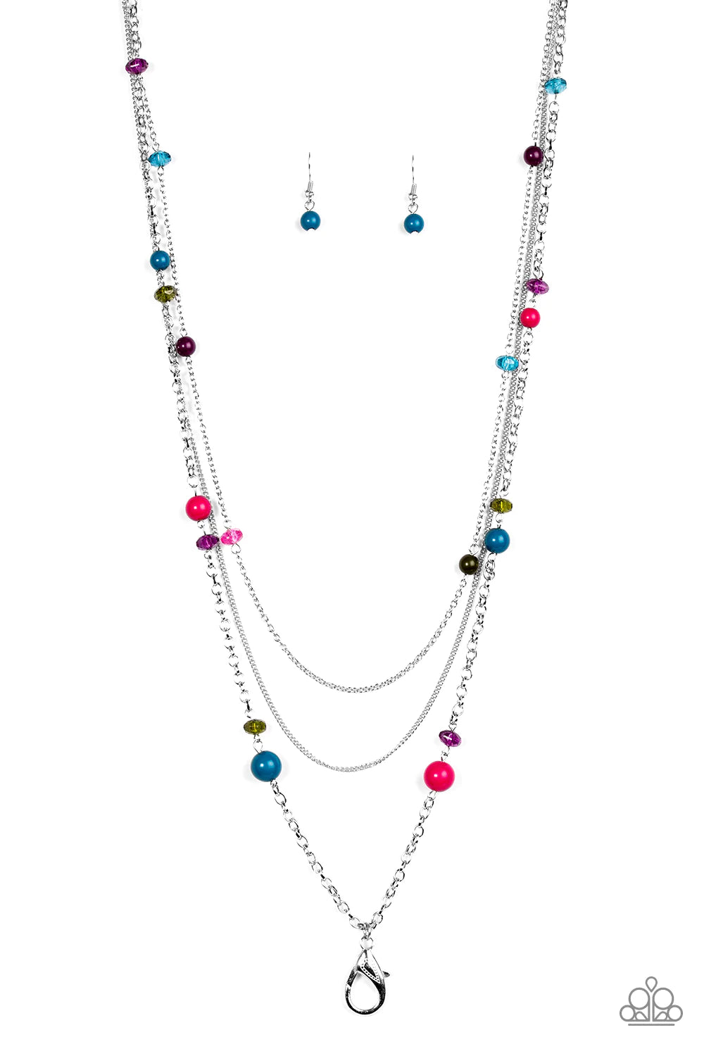 Collar Paparazzi ~ Triple Tango - Multicolor