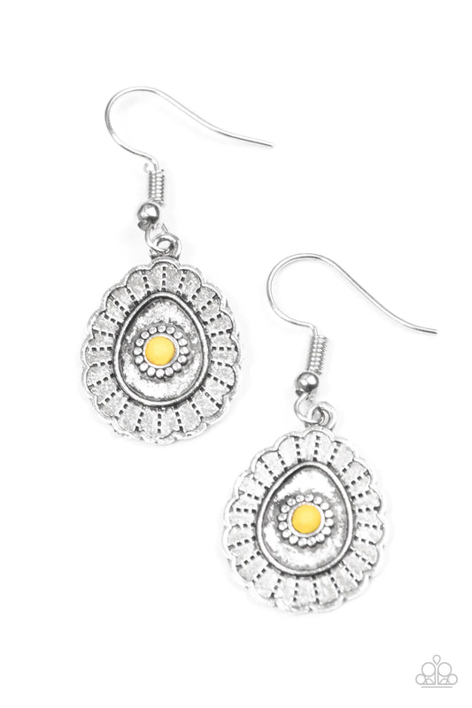 Paparazzi Earring ~ Magnificently Mayan - Yellow