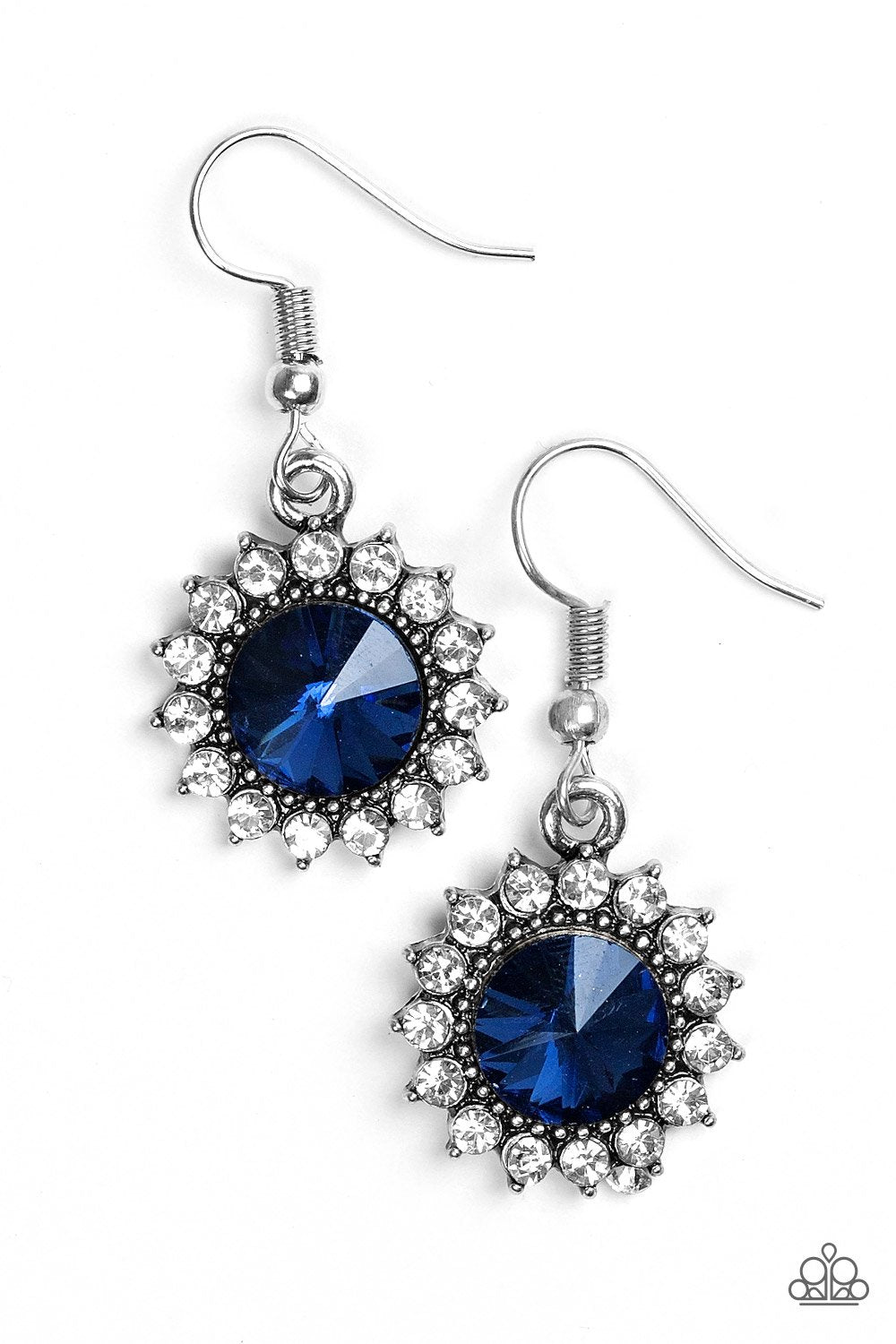 Paparazzi Earring ~ Bring In The BEAM Team - Blue