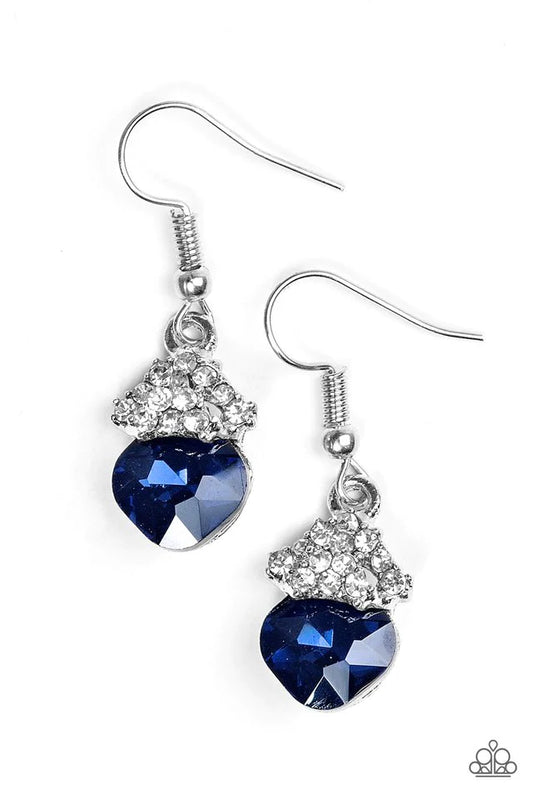 Paparazzi Earring ~ The Show Must GLOW On! - Blue