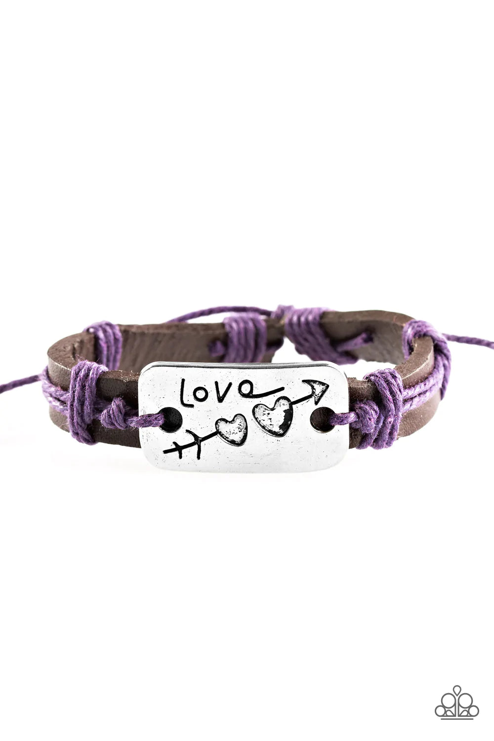 Paparazzi Bracelet ~ Reckless Love - Purple