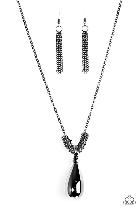 Collar Paparazzi ~ Just A Drop - Negro