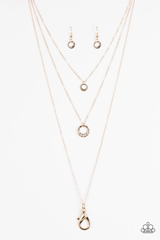 Paparazzi Necklace ~ Grandiose Glamour - Gold