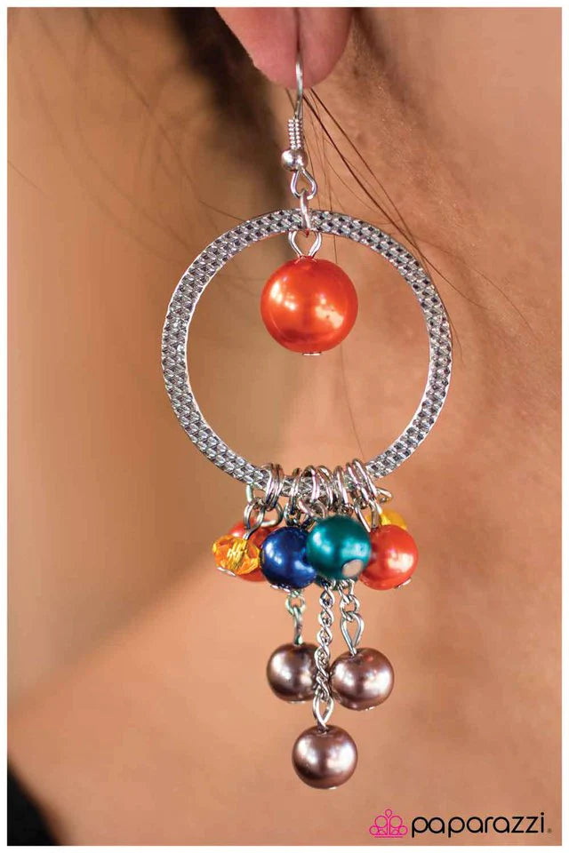 Paparazzi Earring ~ Colors of the Wind - Multi