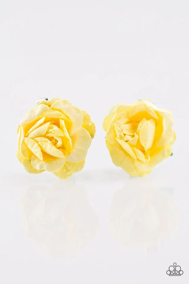 Paparazzi Hair Accessories ~ Rose Garden Glam - Yellow