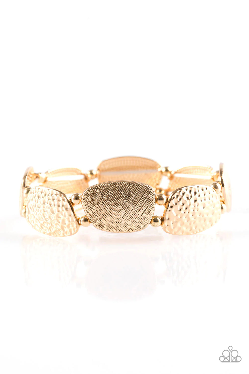 Pulsera Paparazzi ~ Cave Chic - Oro